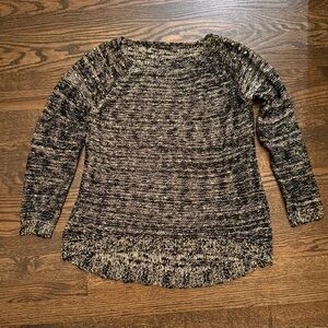 Dex Black and Gold Knit Sweater